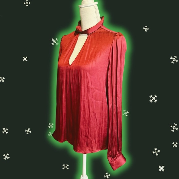 NWT PAIGE ‘Ceres’ Twist-Neck Top in “Mulberry” Size Small - Picture 9 of 16